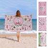 E-Esther B-Bunny Long Game Big Microfiber Beach Towels Quick Dry Towel Sand Beach Towels Pool Towel For Travel Swim Pool Yoga