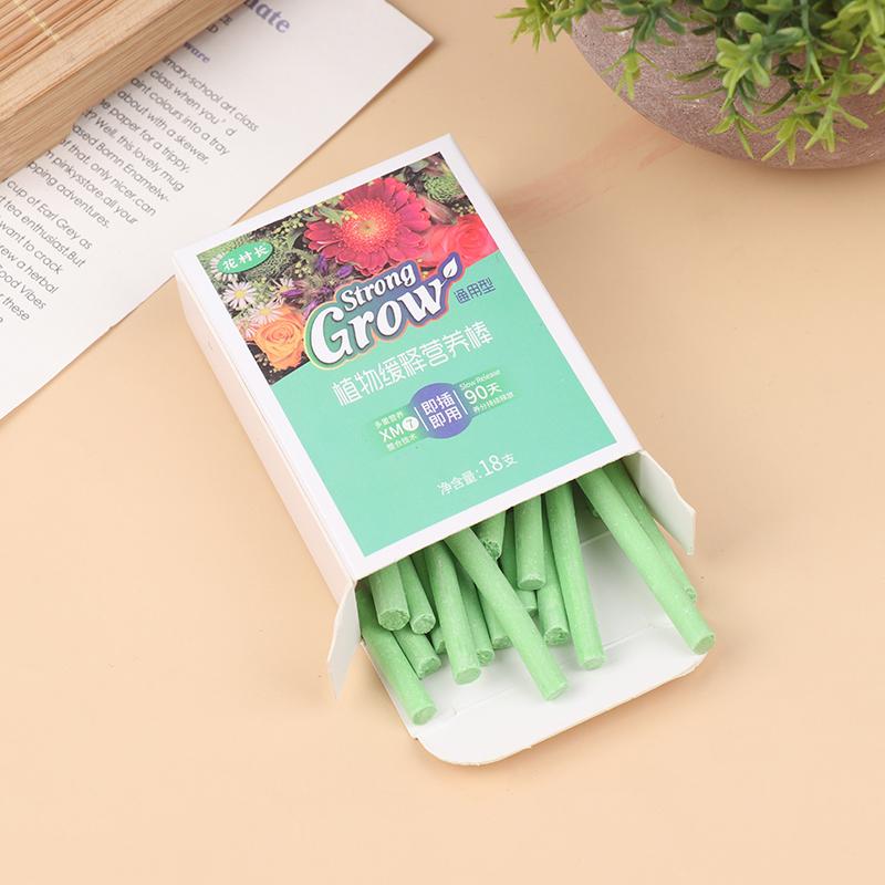 18Pcs Plant Food Fertilizer Sticks Universal Plant Fertilizer Sticks For Houseplants Potted Plants Nutrition Bar Various Crops