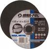 Tarcza 125X1,6Mm Do Cięcia Metalu Stali Żeliwa 1Szt. Mar-Pol M08116
