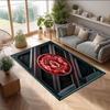 Tappeto in Flanella Stampato Manchester United Antiscivolo Morbido Poliestere Tappeto per Pavimento Tappetino Decorativo per Interni per Camera da Letto Soggiorno Divano
