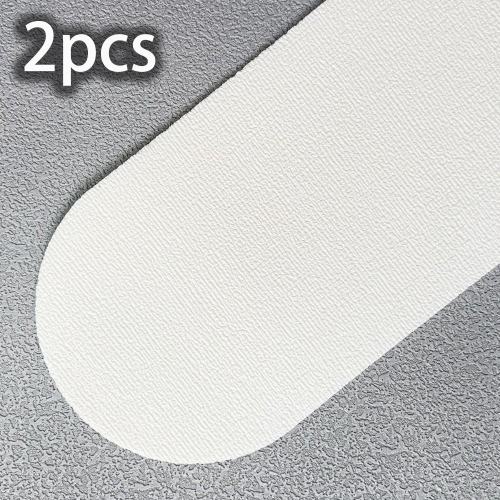 

2Pcs New Moisture-proof Unisex-proof Anti-collision Stickers Soft-pack Self-adhesive Wall Sticker Impact-proof Wall Decorations белый
