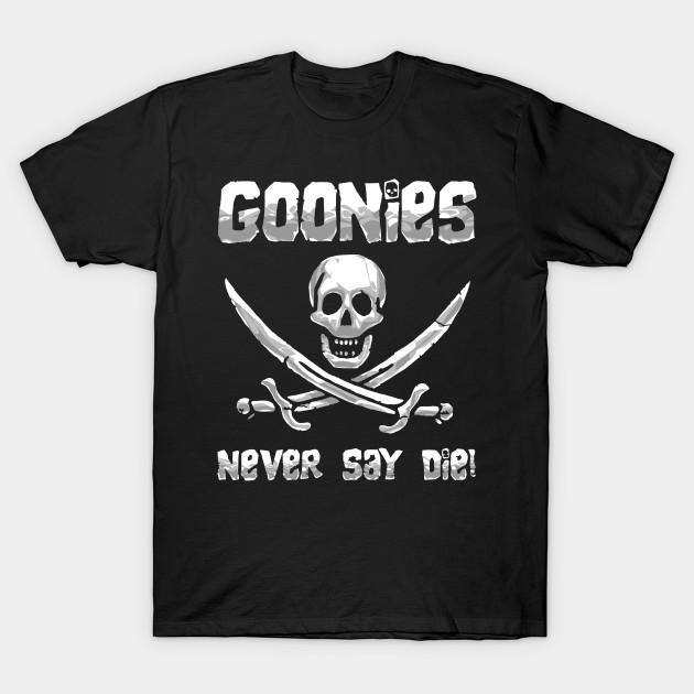 

Мужская черная футболка с принтом Goonies, печать на трансферной бумаге без вырезания, хлопковая футболка XL чёрный