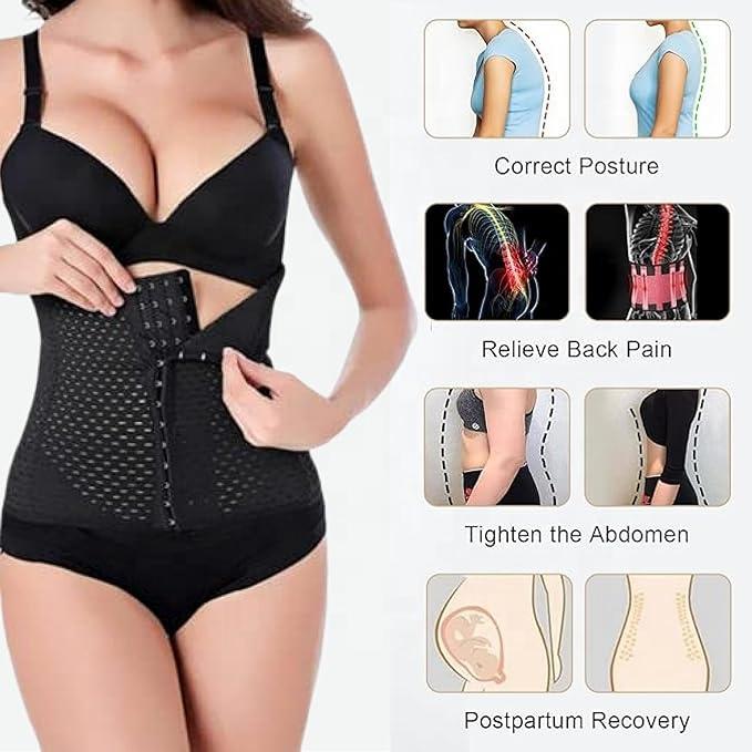 Breathable Adjustable Tummy Control Waist Trainer Waist Cinchers for Men