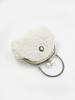 [Dolly Para] Large Capacity Clasp Purse (Chain Bag) with Transparent Lace, Antique Aristocratic Style, Party Handbag, Gift for Women (Beige)