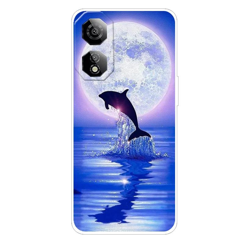 Für ZTE nubia Neo 2 Klare Hülle Z2352N Cartoon Cooles Silikon Handyhülle Für Nubia Neo 5G 8150N Transparenter Weicher TPU Schutz