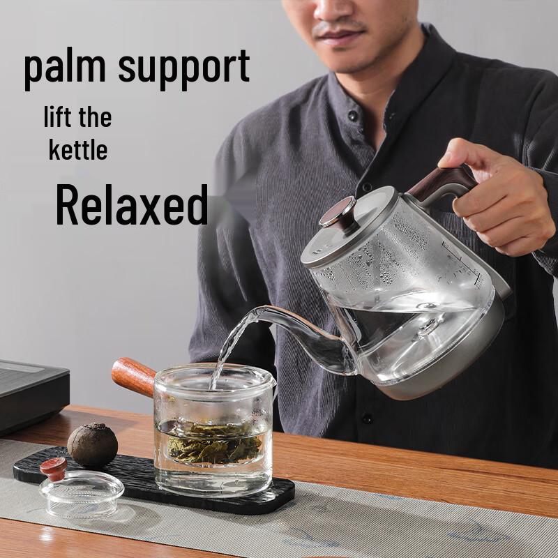 FUNORK Auto-Fill Glass Electric Kettle CN plug (adapter included)