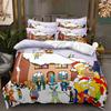 Funny Animation The Simpsons Duvet Cover Microfiber Bedding Set 3D Print Duvet Quilt Cover With Gifts Suitable for Boy and Girls