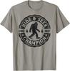 Bigfoot Hide and Seek Champion Funny Sasquatch Retro Vintage T-Shirt