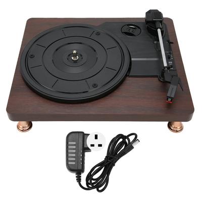 Vinil Plak Çalar 3 Hız Vintage Pikap Plak Çalar Eğlence Dekoru için 100‑240V
