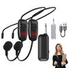 Generic Wireless Fitness Headset Microphone DC3.5V-5.5V 50M Voice Amplification Rechargeable