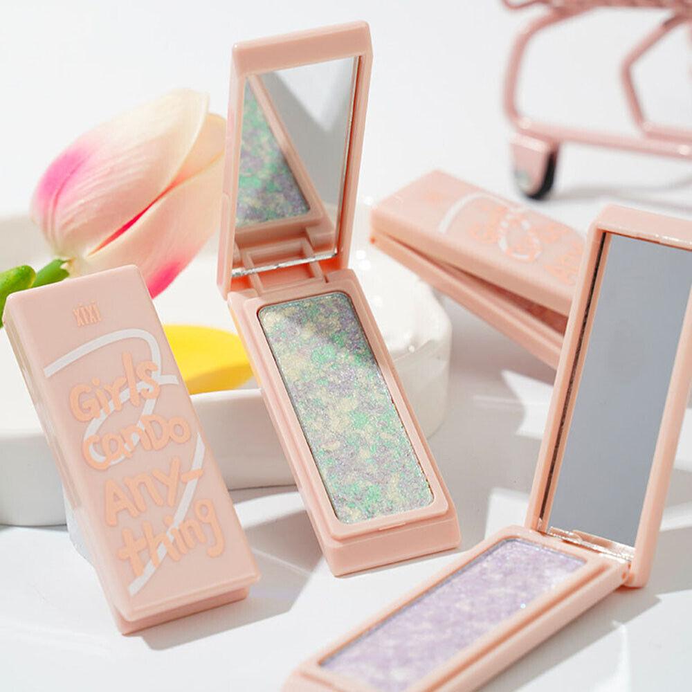 Mashed Potato Highlighter Glitter Palette Lying Silkworm Pearly Face Contour