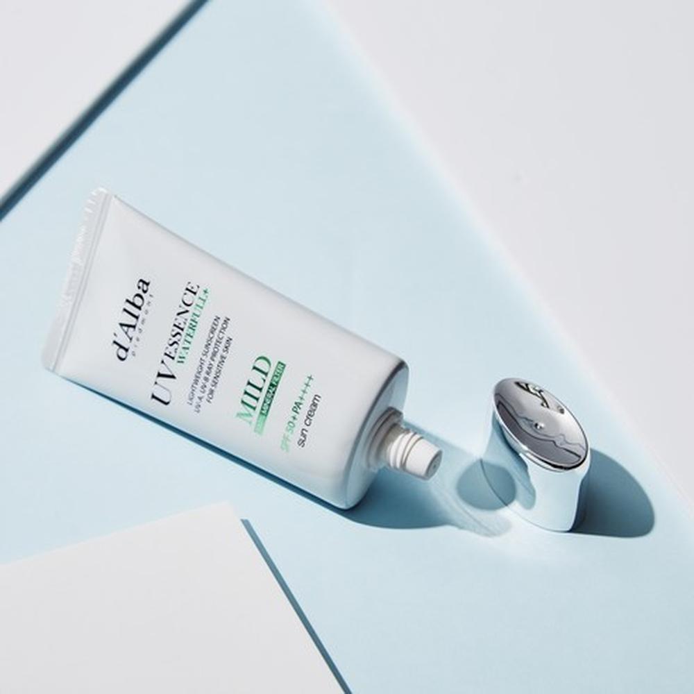 d'Alba Waterfull Mild Sunscreen SPF50+ PA++++ 50ml – Mild UV Protection, Sensitive Care, Korean