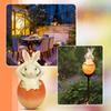 Resin Bunny Stake Light for Garden Decoration
