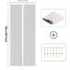 Magnetic Screen Door Curtain Self Closing Anti-mosquito Windproof Mosquito Net Air-Conditioning Partition Curtain