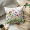 1pcs Watercolor Flowers Cushions Pillowcase Polyester Cushion Cover Throw Pillow Pillowcover Home Car Sofa Decor