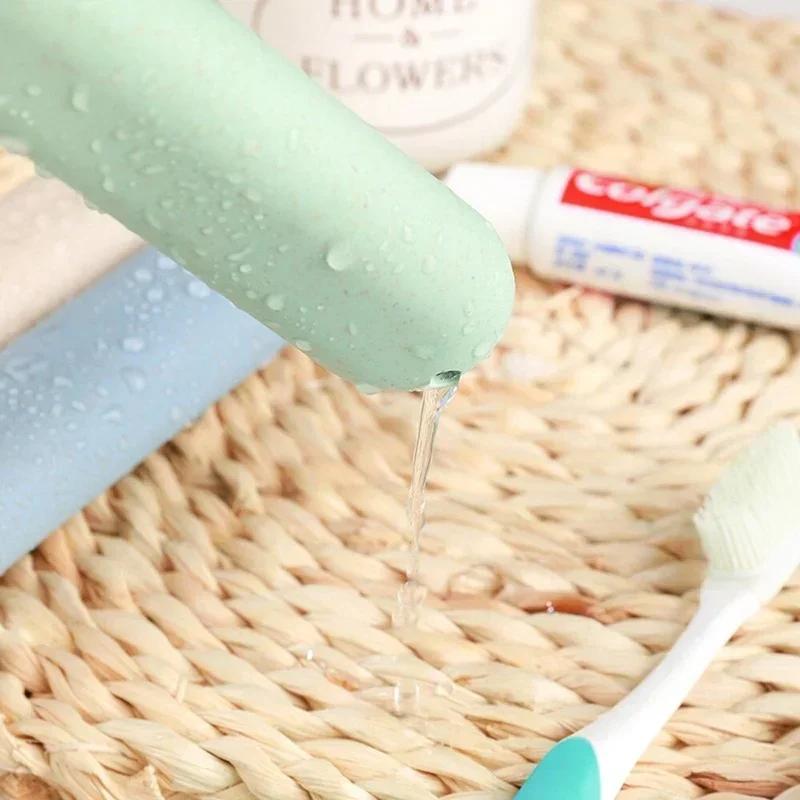 Toothbrush Box Holder Cover Bathroom Accessories Travel Storage Dust-proof Case  portable bathroom for camping