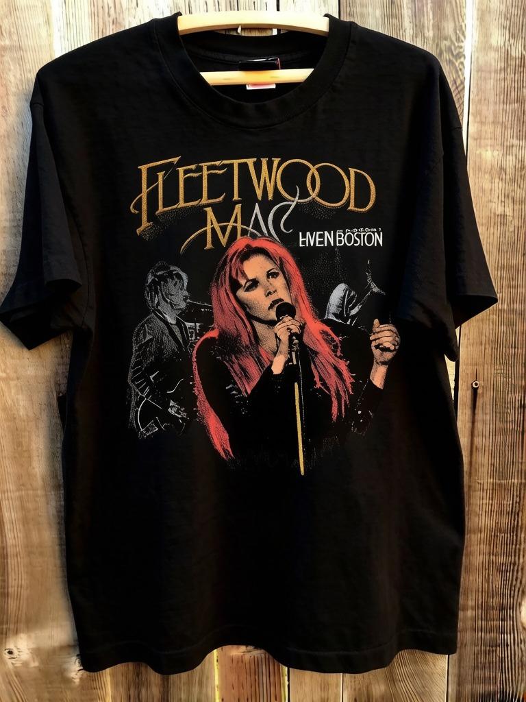 

Fleetwood Mac Band Stevie Nicks Birmingham Live Version Short Sleeve TShirt HighQuality Comfortable Versatile and Trendy 4XL