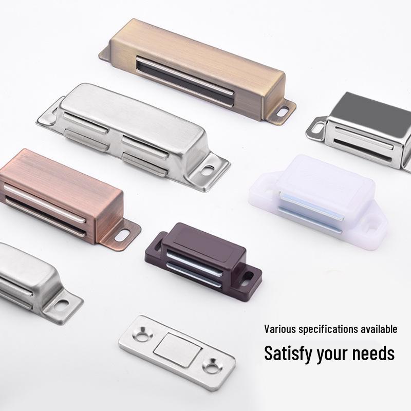 Modern Stainless Steel Magnetic Door Catch - Ball Latch Closure for Cabinet Accessories