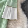 Autumn Winter Women V-neck Full Sleeve Knitted Pullover Sweater Party Long Maxi Mermaid Dresses