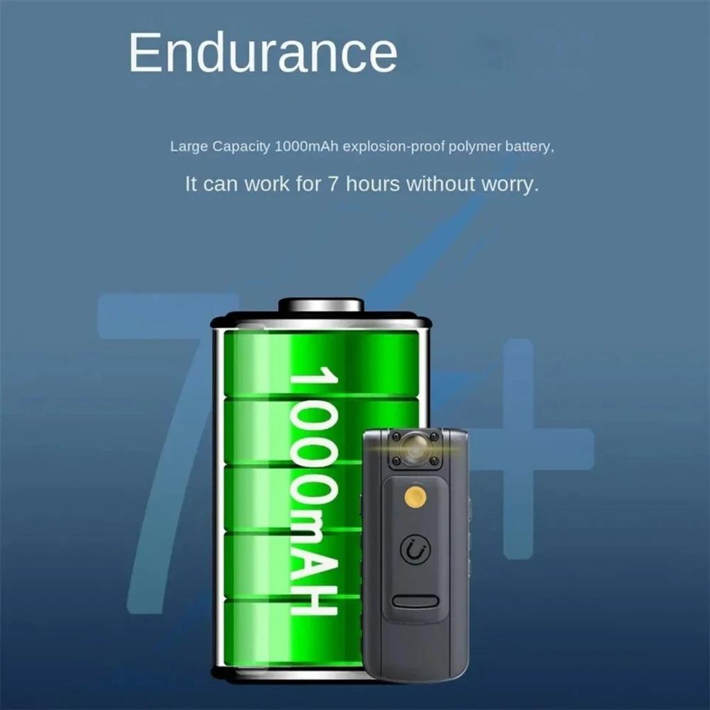 Body Camera Video Recorder, 1080P Portable Police Body Camera with Night Vision, Small Portable Camera with 180° Rotating Lens Sports & Action Cameras