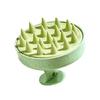 Degradable Hair Wash Brush with Corn Straw Soft Bristles and Silicone Massage Teeth for Baby and Adult