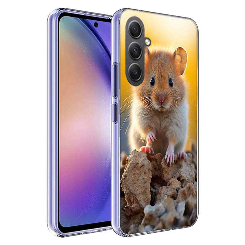 Hamster Portrait Phone Case for Samsung A17 A37 A57 A07 A16 A26 A36 A56 A06 A02S A12 A22 A32 A52S A04S A14 A24 A34 A54 A03 A13 A