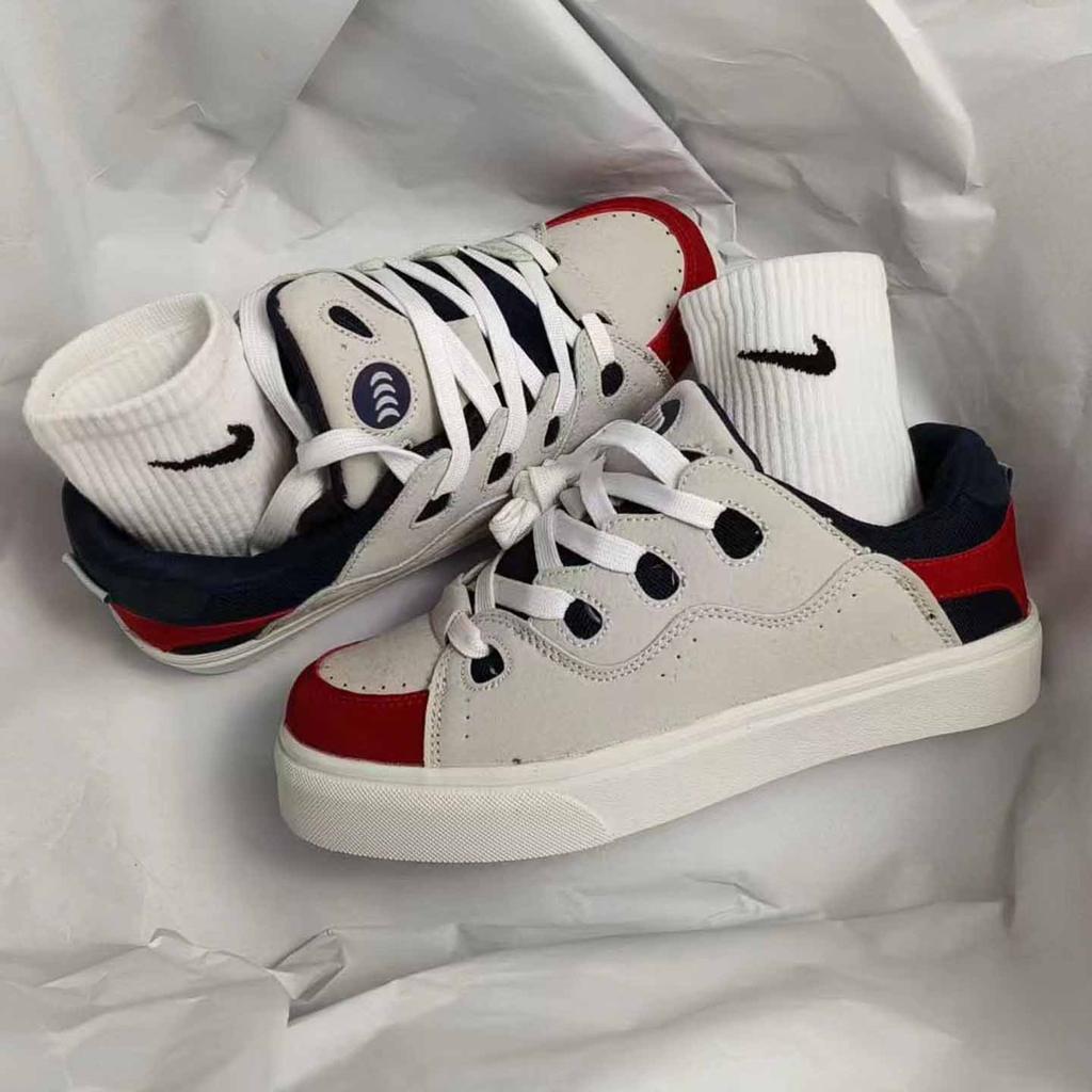 American retro skateboard shoes women's spring new student casual niche low-top couple sports shoes men
