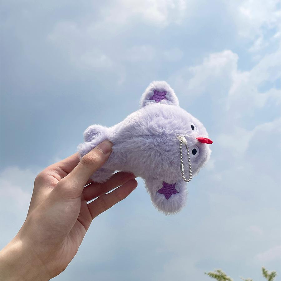 

Cute Little Flying Chicken Doll Simulated Airplane Plush Doll Bag Pendant Toy Grab Machine Doll Height about 14cm