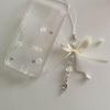 Flower Angel Pendant Keychain Sweet Bowknot Phone Charm Phone Strap Lanyard Bead