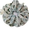 Elegant French Floral Extra-Large Hair Tie for Women - Summer Ponytail Accessory