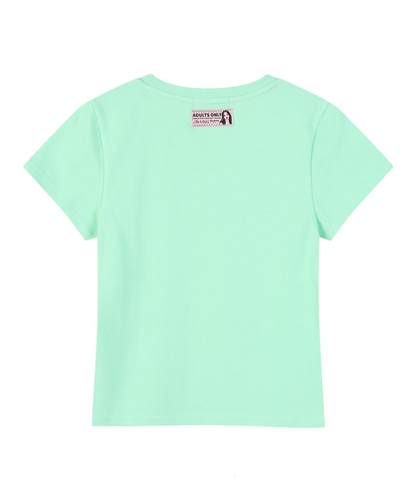 LALAFOX Adults Only Slim T-Shirt Green Bs2Ch013