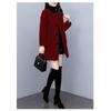 Autumn and Winter Velvet Thickened Sherpa Coat for Women Medium Long Style Large Size Top for Women