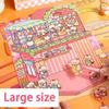New Large Miniature Scene 3D Stickers DIY 3D Visual Stacking Sticker Three-dimensional Landscaping Stickers Children Gift