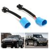 2PCS Electrical Connector Adapter for Harness 9007 H2 Headlight 12V‑24V Outdoors