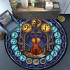 Cicada Life Cycle Art Round Area Rug Under Office Chairs Bedroom Living Room Home Decor