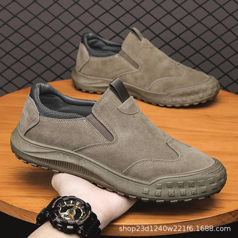 Cloth shoes are wear-resistant, non-slip, and ultra-thick cow tendon soles, lightweight and breathable walking shoes