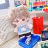 Cotton Jeans Material Doll Clothes Mini Cloud Rabbit Raglan  10cm Cotton Stuffed Doll
