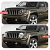 Front Light Headlight Bezels Ring Cover Trim Fit for 2011-2017 Jeep Patriot