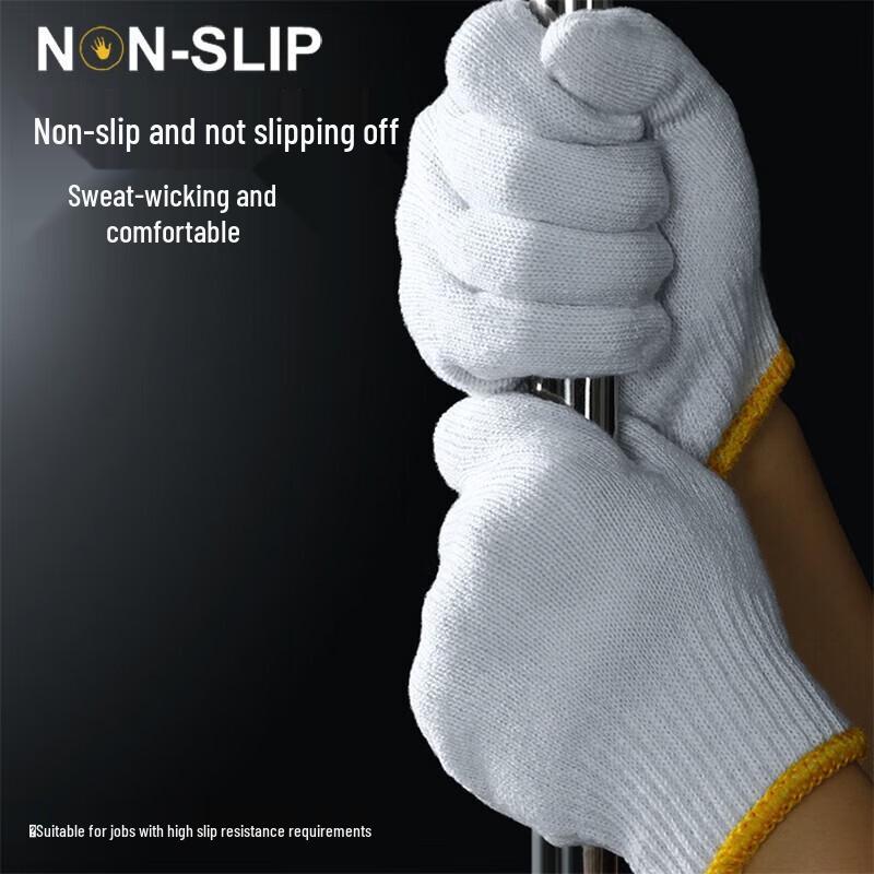 Jinsu Thickened Cotton Yarn Work Gloves