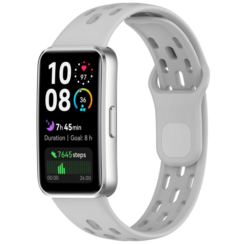 For Compatible Band 10/8/9 Replacement Silicone Watch Strap with Snap Button Buckle and Breathable Design
