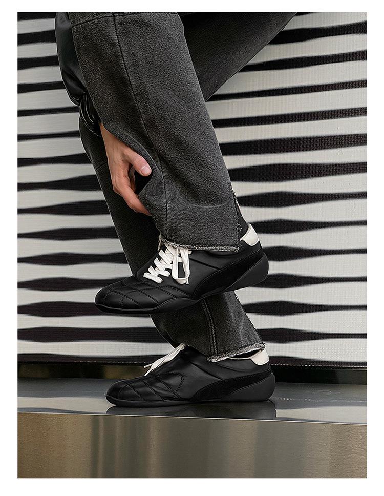 2025 Spring Retro Diagonal Lace-Up Unisex Thick-Soled Casual Sports Shoes