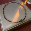 Color-matched Sequin Clasp Necklace, Retro and Luxurious, High-end Style, Sweater Chain, Suitable for Autumn and Winter, Niche Product
