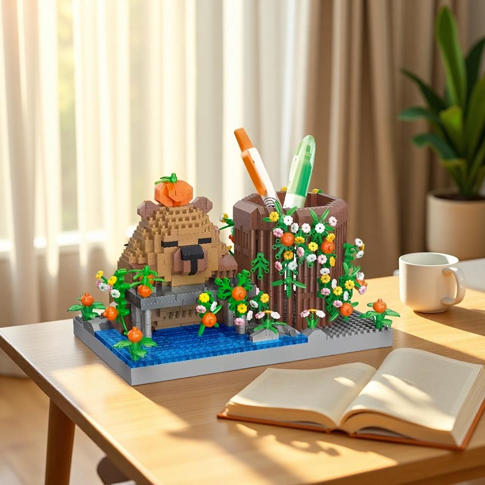 Mini Niedliche Panda Mikro Bausteine - 3D Diamant Tier Steine DIY Modell, Stadtbau Spielzeug für Kinder Geburtstagsgeschenk