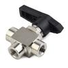 Compact Structure Light Weight And Easy Assembly Small Size Ball Valve G1/4 G1/8 High Pressure Inch Female Thread