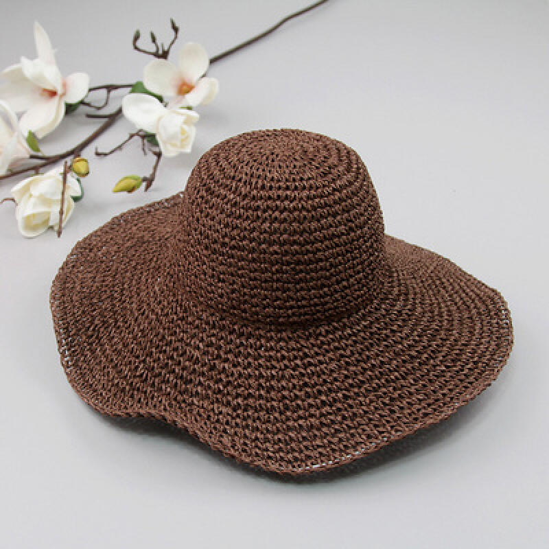 Шляпа с широкими полями - Остров Фиджи 12см H803 Brown/Free Size