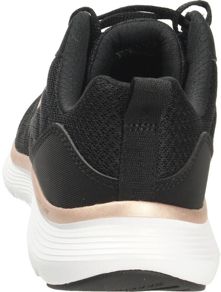 Кроссовки Skechers Flex Appeal черные Mesh Rose Gold Trim