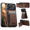 SUTENI Luxury Wallet Kickstand Leather Card Holder Cover For iPhone 17 16 15 14 13 12 11 Pro Plus X Xs XR Max Phone Case