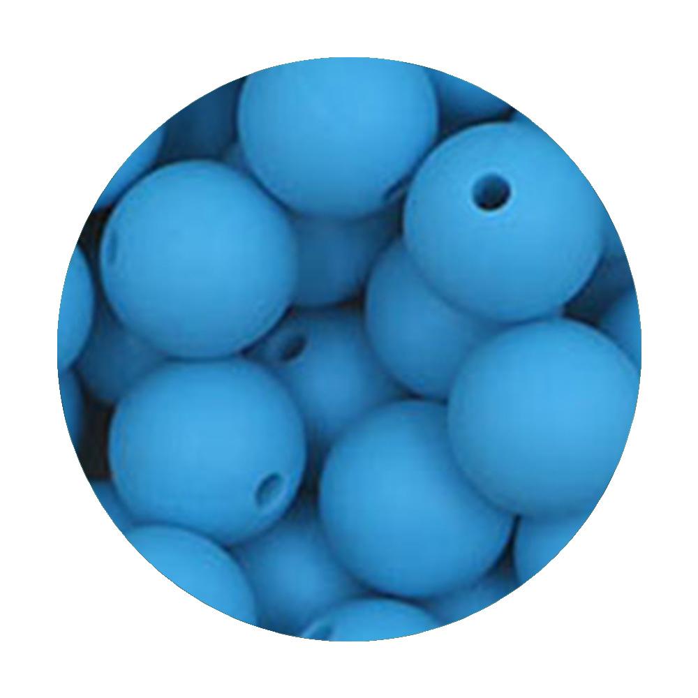 50Pcs/lot 9/12/15mm Loose Beads Silicone Round Beads Pearl Beads Food Grade For Jewelry Making DIY Handmade Accessories