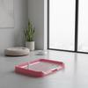 Indoor Dog Potty with Mesh Panel Easy to Clean Indoor Dog Potty Tray Puppy Training Toilet Fast Drainage Pet Supplies