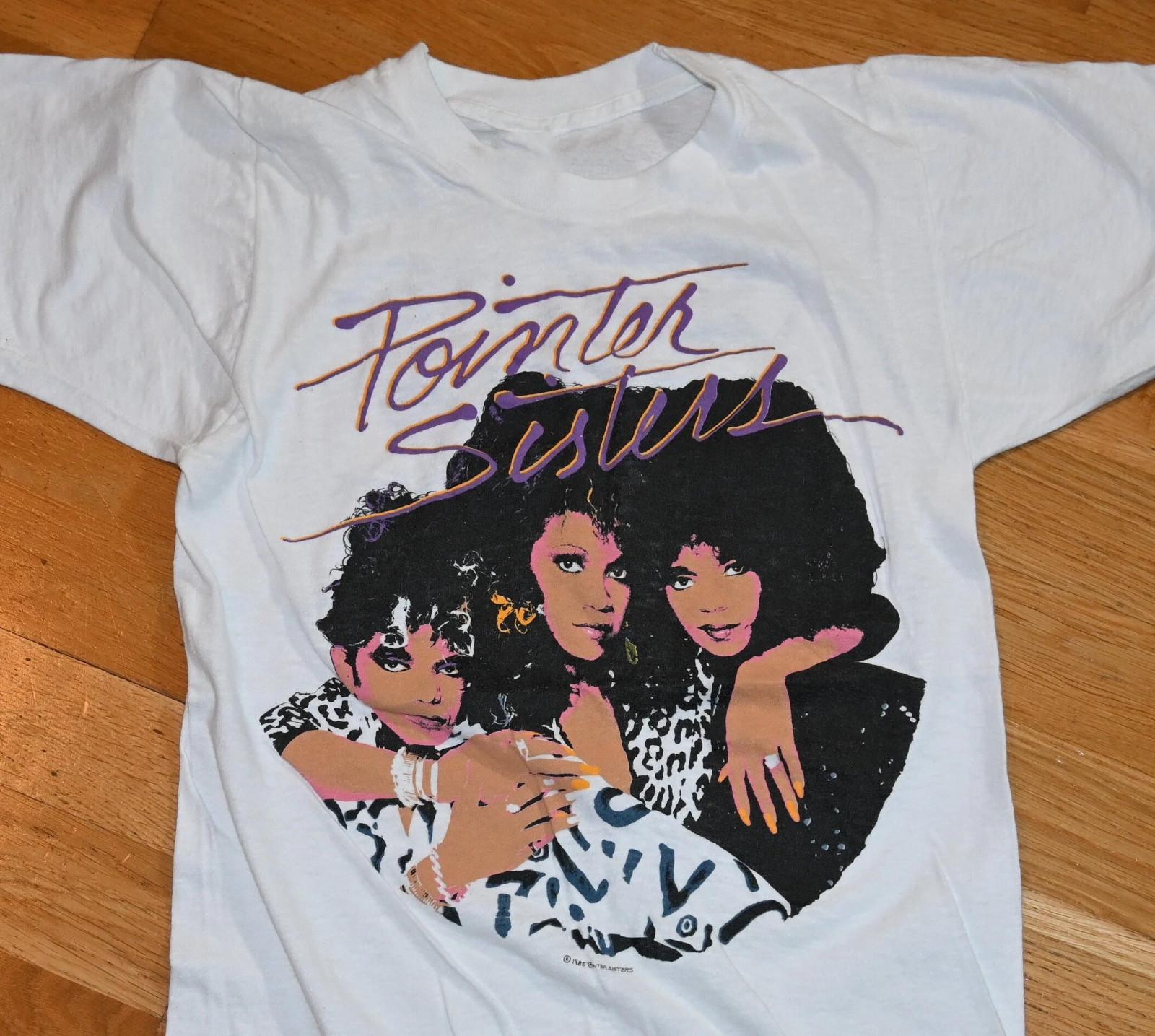 Pointer Sisters band T-shirt White Cotton Tee All Sizes S